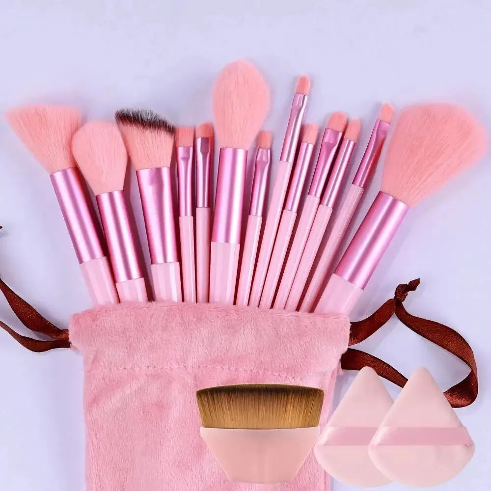 Makeup Brush Set: Soft and Fluffy